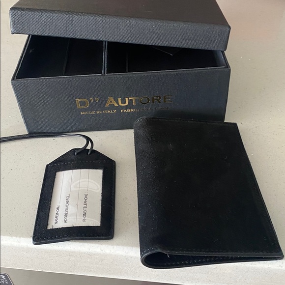 D' Autore wallet and luggage tag made in Italy - Picture 3 of 7